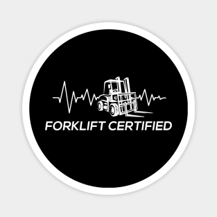 Forklift Certified Magnet